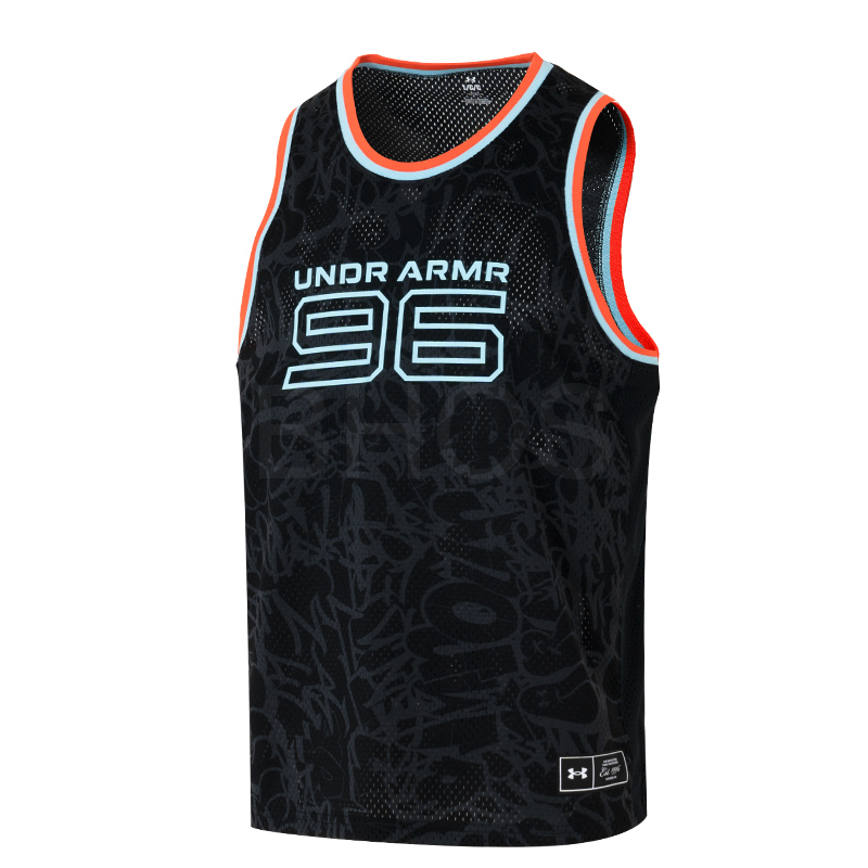 언더아머 Zone 프로 Mesh Tank Printed 블랙 남
