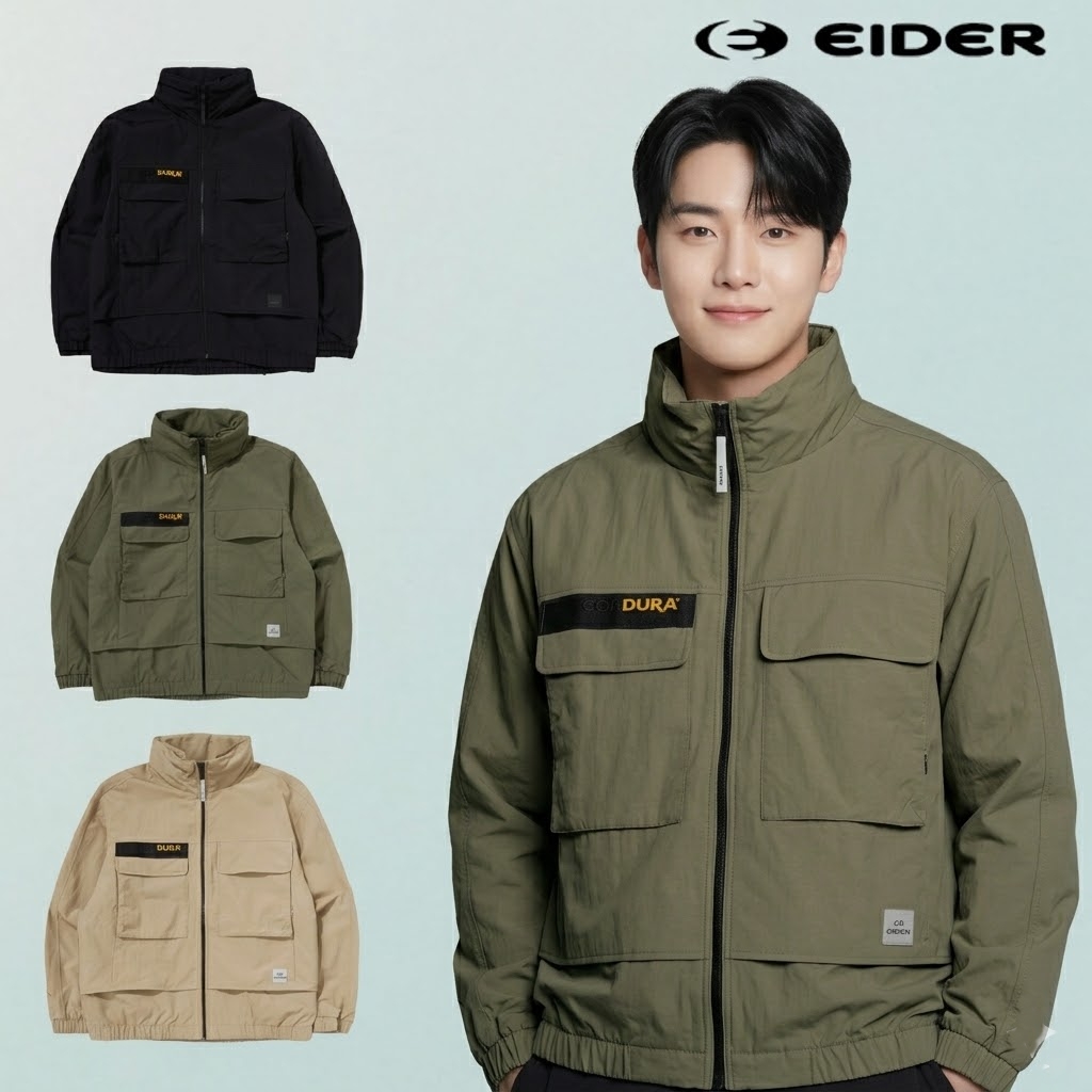 아이더 봄 바람막이 남성 코듀라 방풍 자켓 MP23151 - 상세 이미지 2