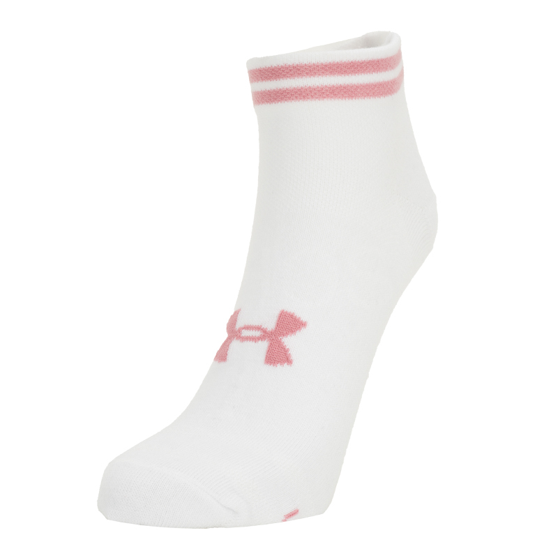언더아머 Unisex UA Essential 6pk 로우 화이트