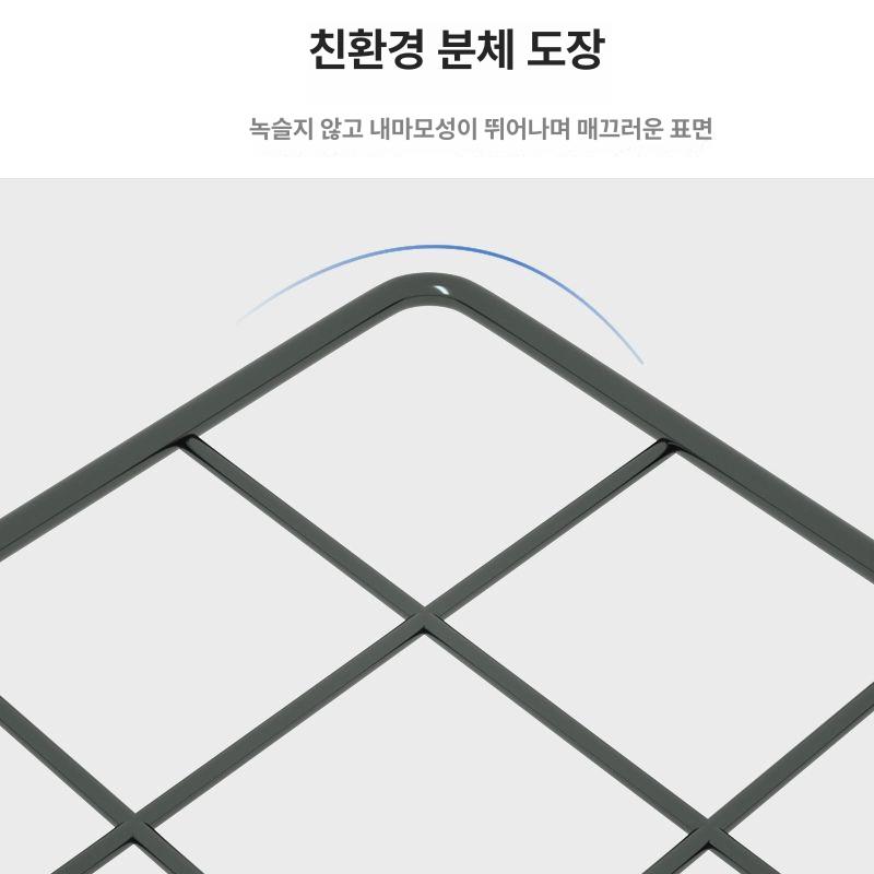 업소용모자걸이 전시용 소품 블랙 행거 진열대 모자 이동식 매대 보관 매장용 업소용 - 상세 이미지 4