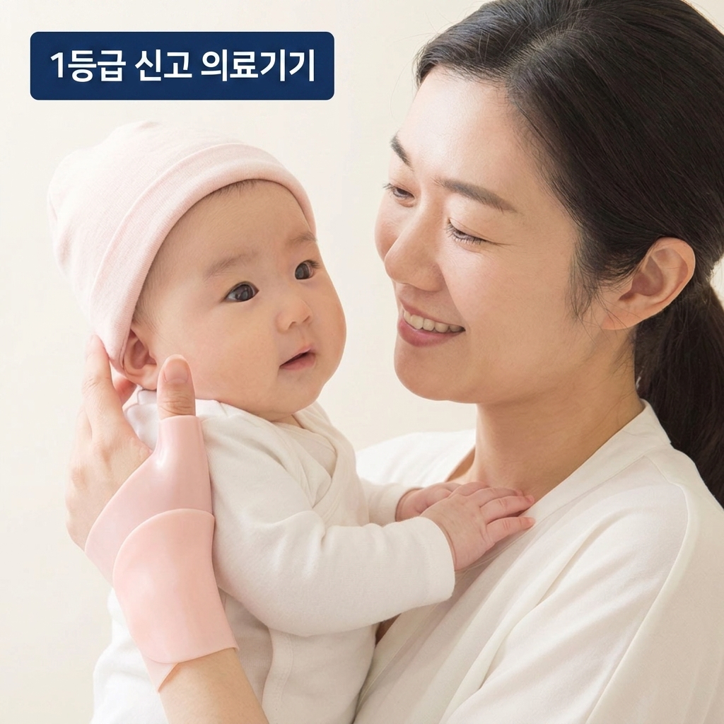 의료용 실리콘 손목보호대 얇은 아대 건초염 임산부 - 상품 이미지