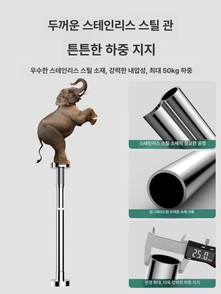 싱크대지지대 언더볼 싱크볼 세면대 브래킷 반다리 브라켓 실버 [35-50cm] 1개 - 상세 이미지 4