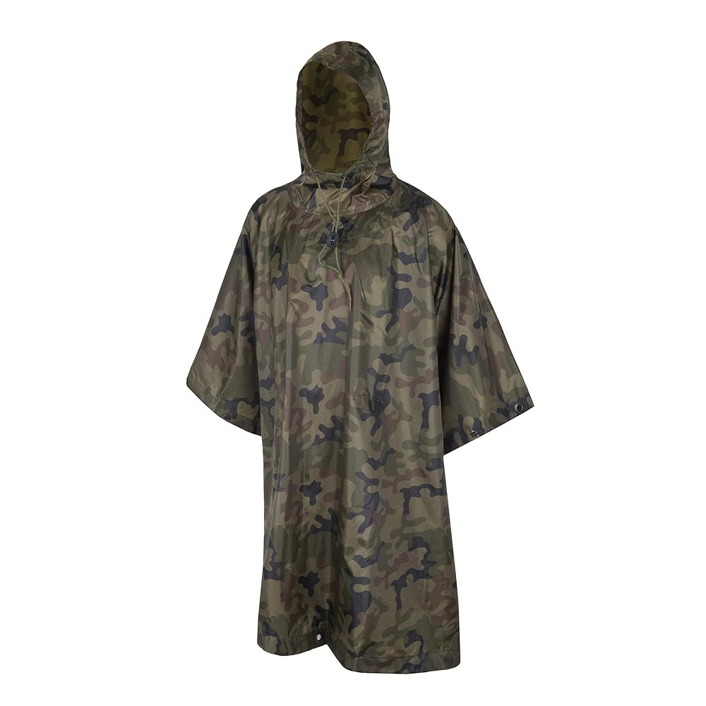 헬리콘텍스 미국 모델 잉여 라인 폰초 Woodland One Size - 상품 이미지
