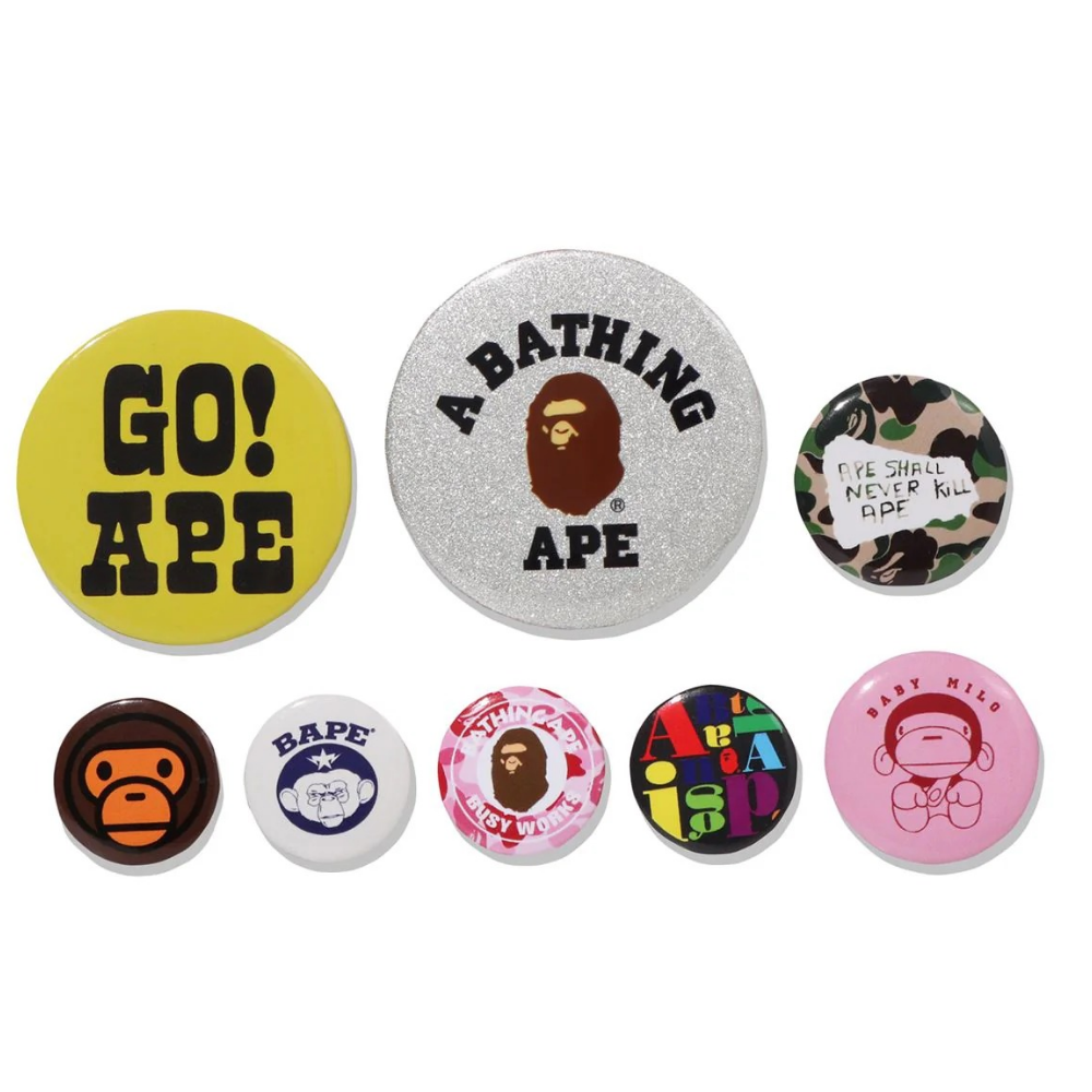 베이프 우먼즈 배지 MULTI LOGO BADGE SET 1M30-282-308 - 상품 이미지