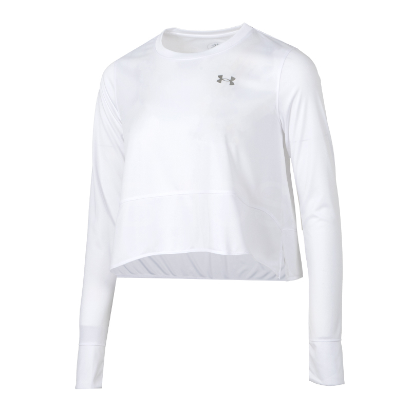 언더아머 Velocity Novelty LS 화이트 여성 긴