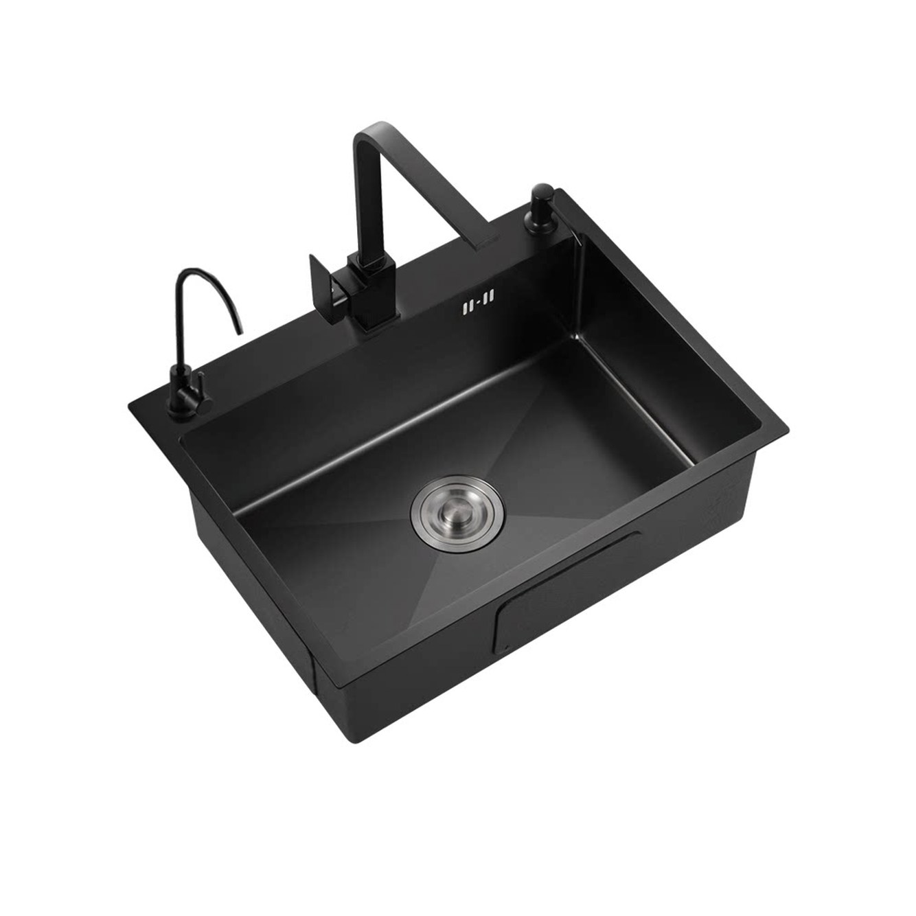 업소용 80CM AA 차박개수대 탱크 1 대형 50x40 야채 왼쪽 탕비실 싱크볼 하수풀세트 캠핑용 더블 50x40 탱크 하수풀세트 - 상품 이미지