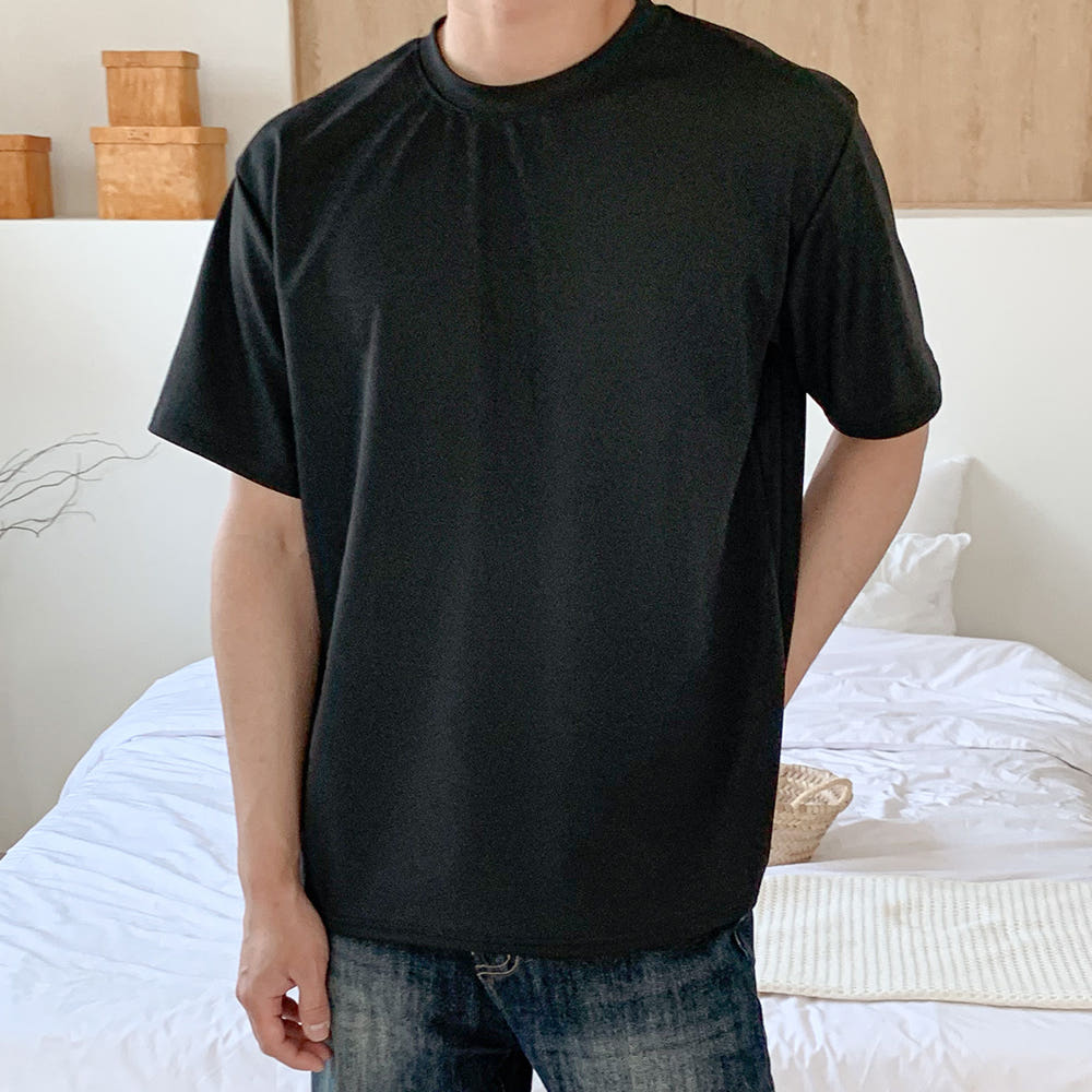 남자 오버핏 반팔 티셔츠 링클프리 빅사이즈 블랙 가격 비교 핏노블 남자 오버핏 반팔 티셔츠 링클프리 빅사이즈 블랙