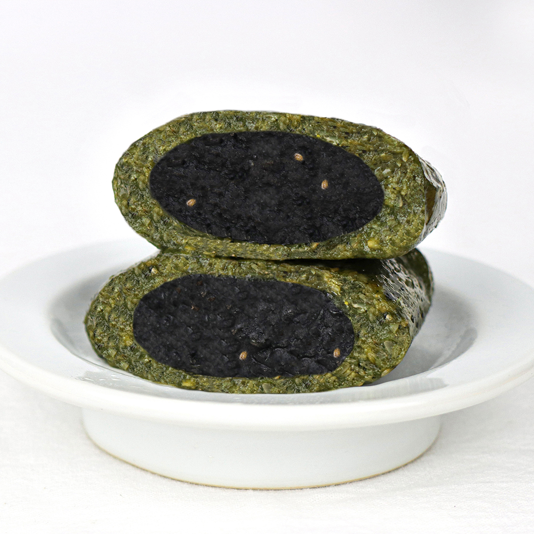 파파공방 현미 흑임자 쑥찹쌀떡 밥알찹쌀떡 제주 해풍쑥떡 흑임자떡 간식떡 70g, 16개 - 상세 이미지 2
