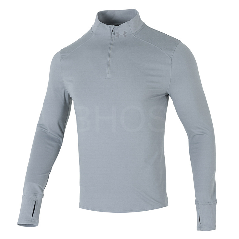 언더아머 그레이 남성 긴팔 티셔츠