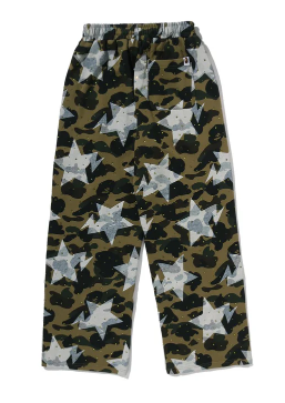 베이프 우먼즈 바지 STA OVER PRINT 1ST CAMO CRYSTAL STONE SWEAT PANTS 1M30-252-304 - 상세 이미지 4