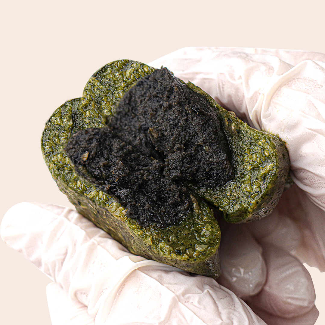 파파공방 현미 흑임자 쑥찹쌀떡 밥알찹쌀떡 제주 해풍쑥떡 흑임자떡 간식떡 70g, 16개 - 상세 이미지 3