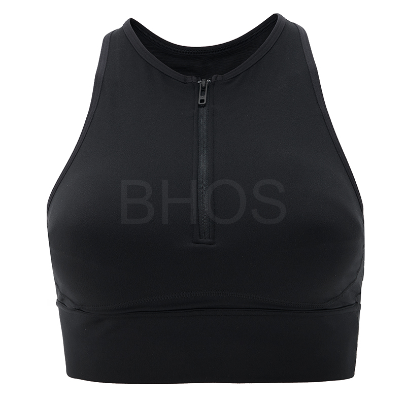 언더아머 Meridian Zip Tank 블랙 여성 스포