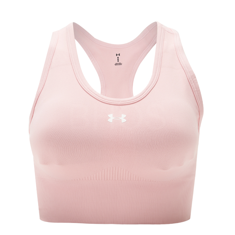 언더아머 Vanish Seamless 미드 Bra 핑크 여성
