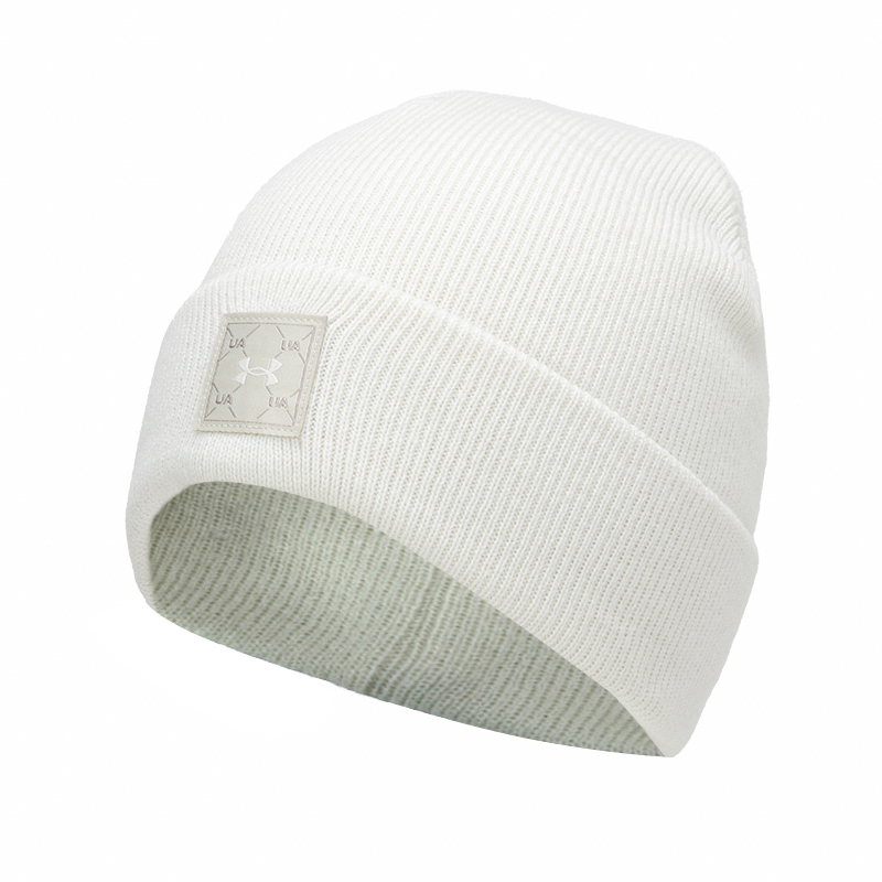 언더아머 UA Halftime Cuff-WHT 모자 화이트