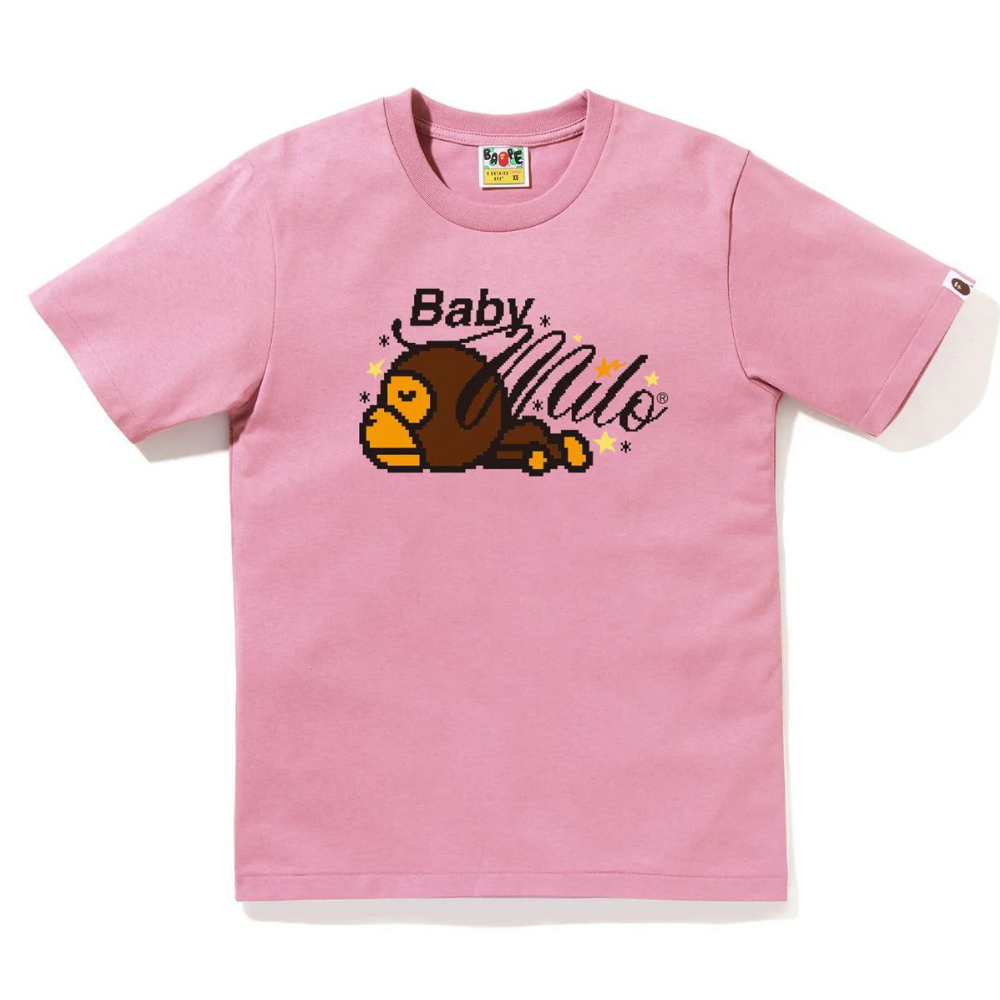 베이프 우먼즈 반팔티 RETRO PIXEL BABY MILO TEE 2M30-210-029 - 상품 이미지