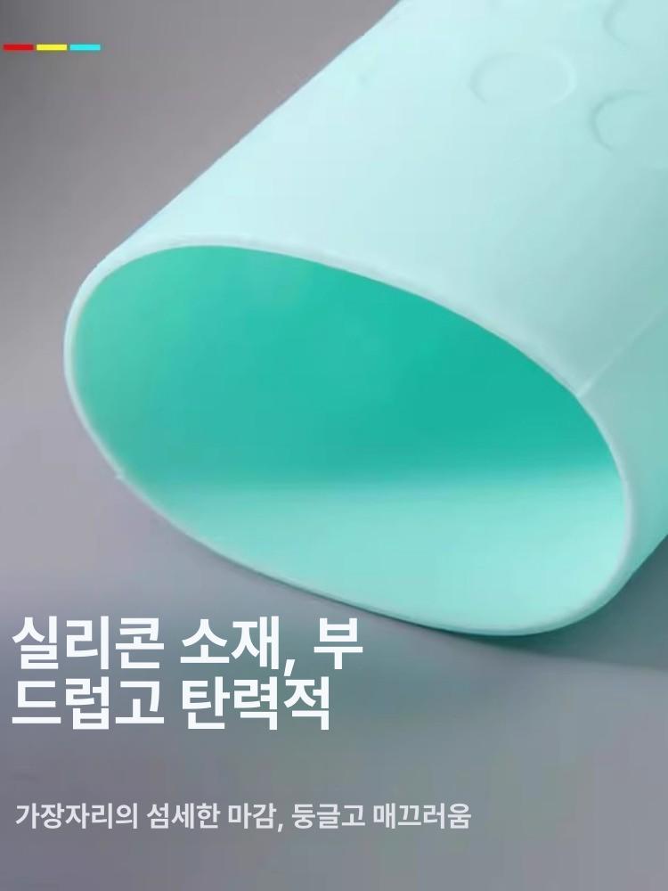 컵홀더 실리콘 텀블러 커버 보호 밴드 컵슬리브 디자인 5.5 10cm 랜덤 노트에 5.4-5.8cm - 상세 이미지 3