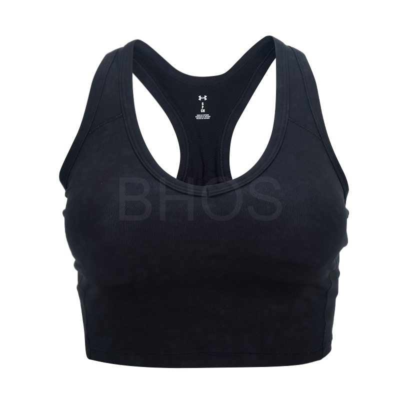 언더아머 Meridian Suede Effect Bra-BLK 블랙 여