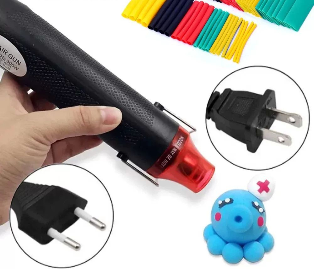 힛툴 공예용 드라이기 히팅기 EU 흰색 취미 휴대 무선 EU Plug Heat Gun - 상품 이미지
