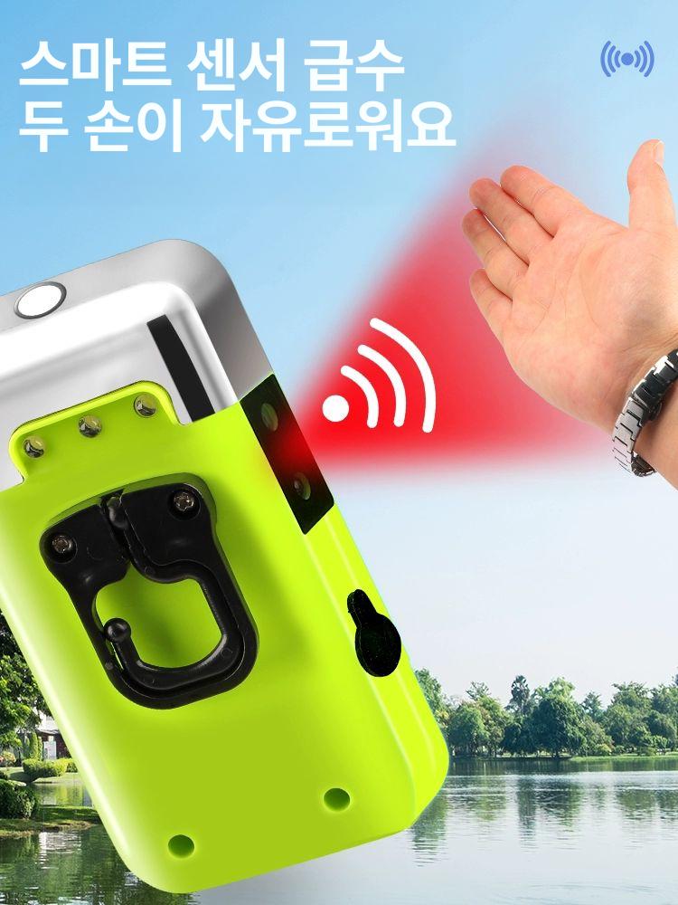양수기 휴대용 갯바위 배수펌프 수도관 바다낚시 자동 물 산소공급 일체형 스마트 - 상세 이미지 4