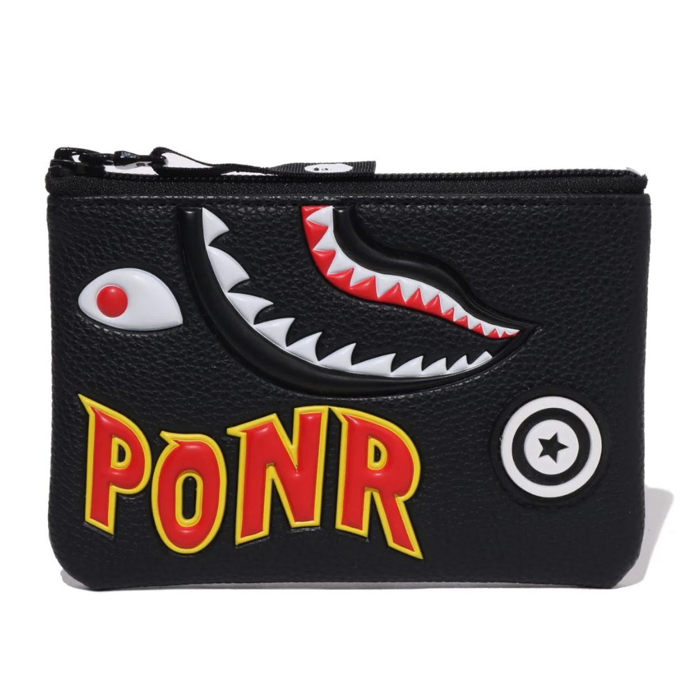 베이프 지갑 2ND SHARK MINI WALLET 1M30-190-009 - 상품 이미지