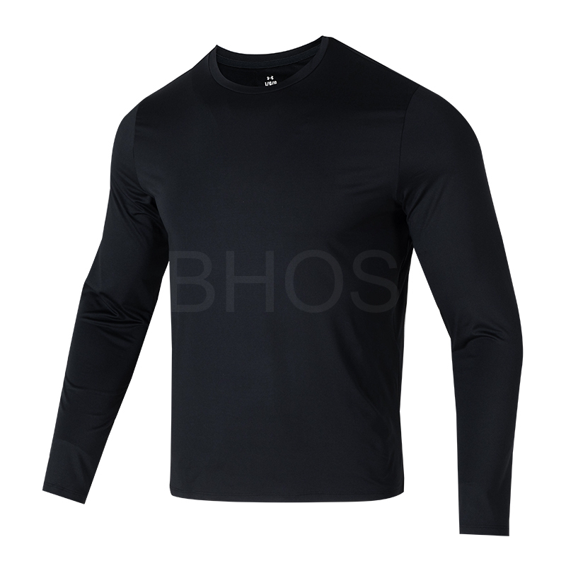 언더아머 UA Movement LS 블랙 남성 긴팔 티