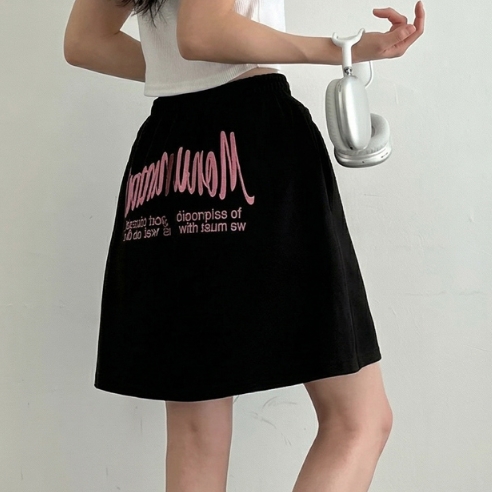반바지 여자 헬스 바지 팬츠 운동 스포츠 짧은 숏 레터링 러닝 트레이닝복 운동복 짐웨어 - 상품 이미지
