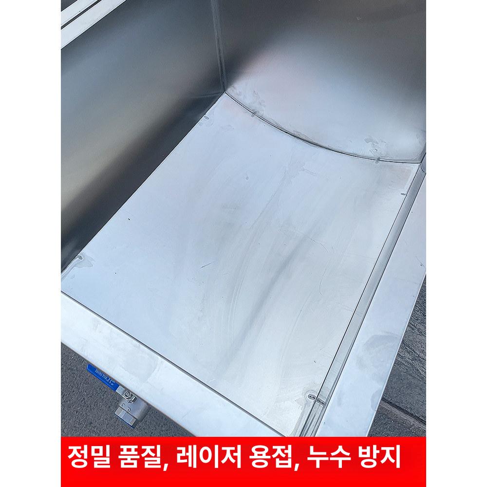 염소 물통 축사 급수기 물그릇 얼지않는 스텐 1m 100x80x80 201 - 상세 이미지 5