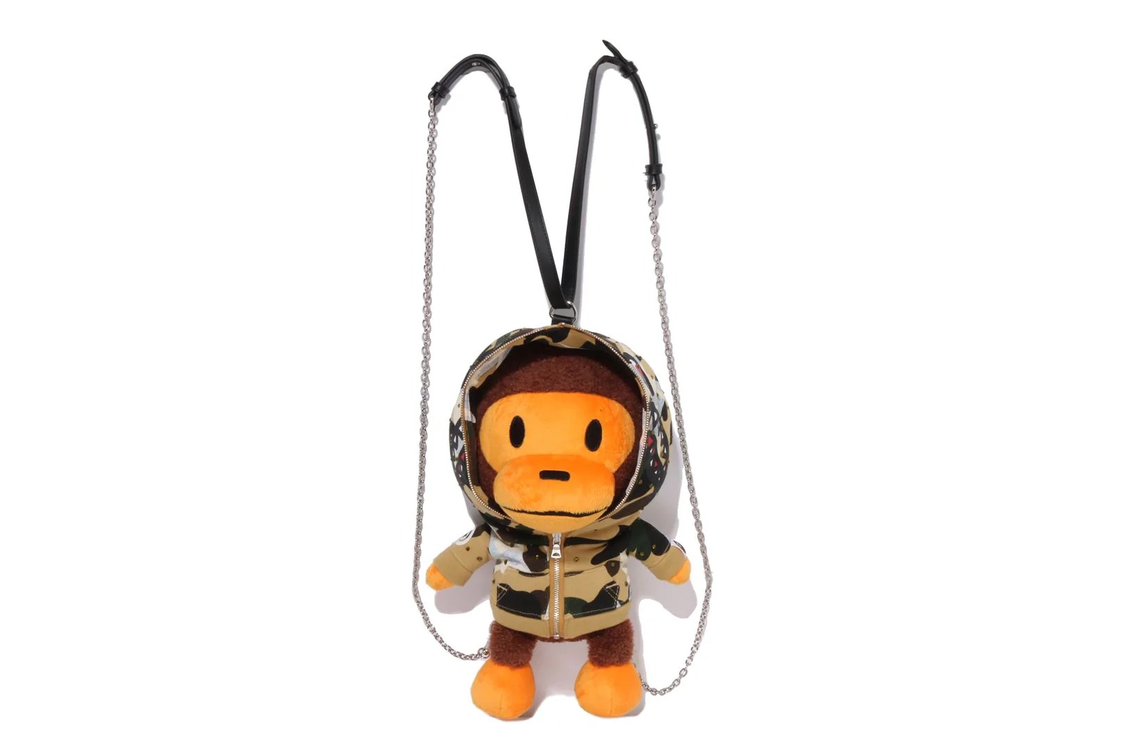 베이프 우먼즈 가방 STAR OVER PRINT 1ST CAMO BABY MILO PLUSH DOLL BACKPACK 2M30-289-302 - 상세 이미지 2