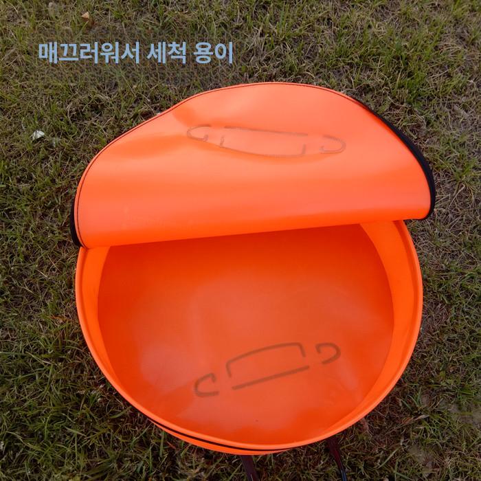 뜰망 살림망 민물낚시 뜰채 가방 방수 어망 올리브그린 50cmx12 - 상세 이미지 5