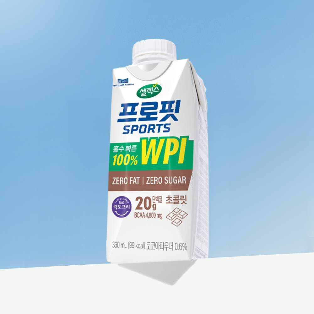셀렉스 프로핏 Sports WPI 드링크 초콜릿, 330ml, 12개 가격 비교 셀렉스 직영스토어 셀렉스 프로핏 Sports WPI 드링크 초콜릿, 330ml, 12개