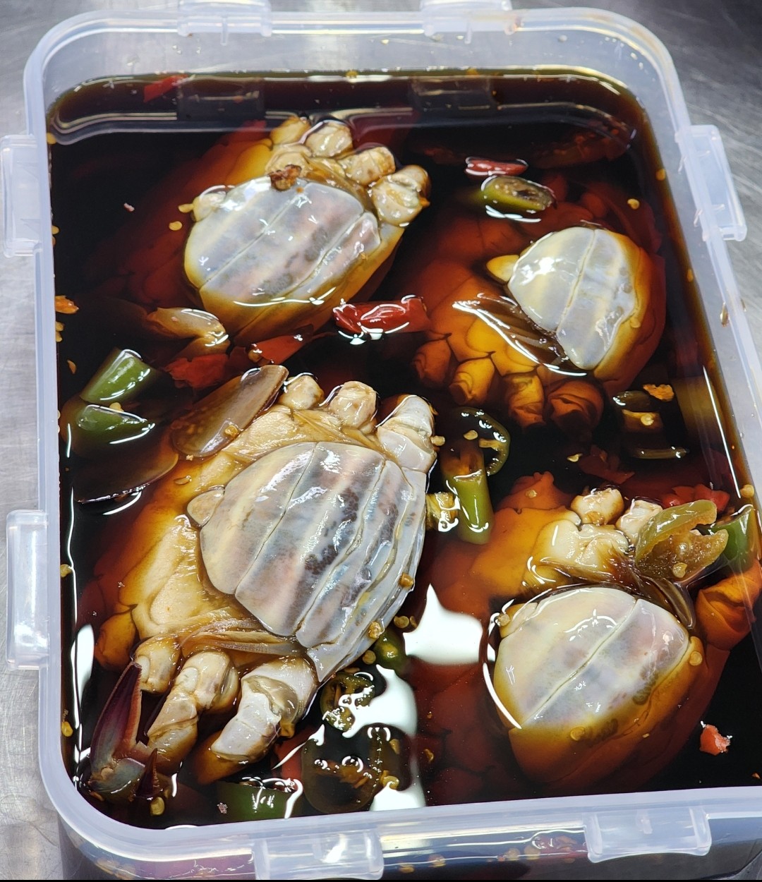꿀배네 짜지않은 간장게장 알배기 연평도 암꽃게 국내산 꽃게장 1kg 양념게장 제품 이미지