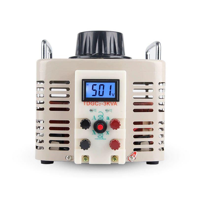 삼상 조정기 전압 3kva ac 변압기 단상 산업용 컨트롤러 볼트 조절 - 상품 이미지