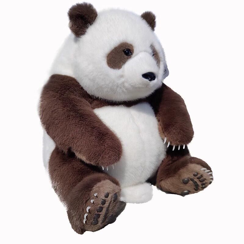 판다 인형 치짜이 갈색 대형 동물 곰인형 장난감 선물 - 상세 이미지 5