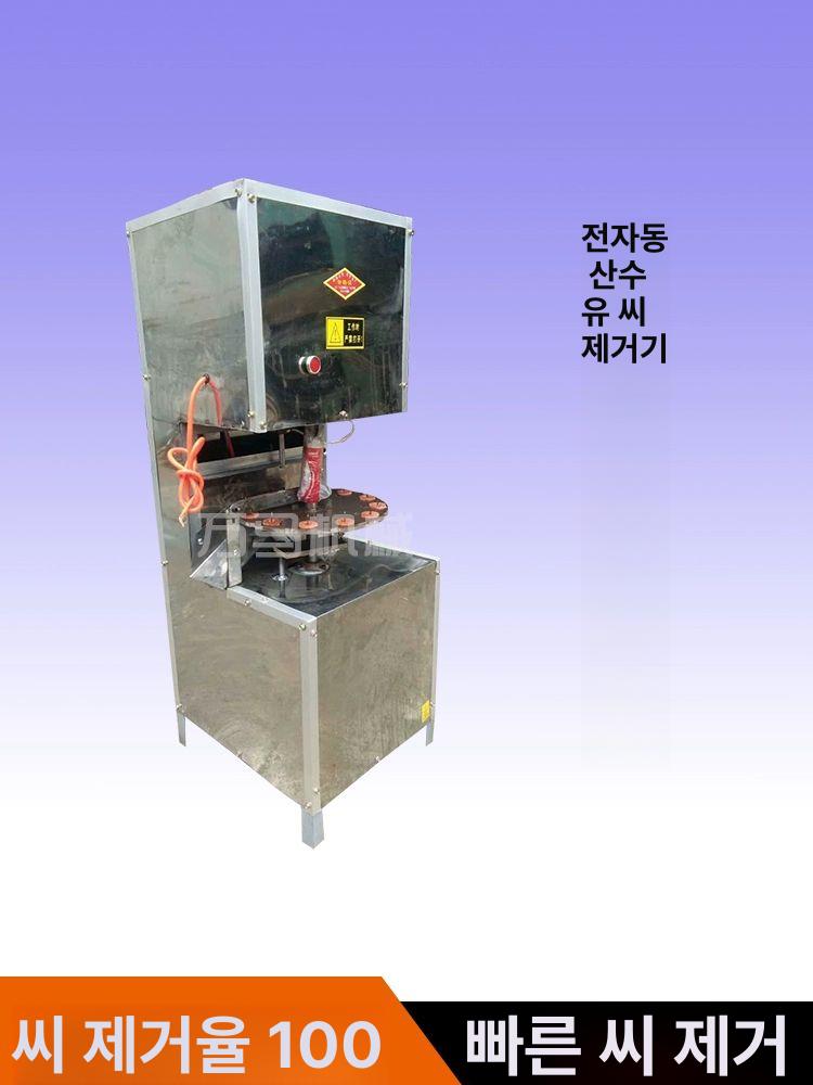 매실씨 분리기 제거기 빼는기계 대추씨 업소용 상업용 과일 핵제거 - 상세 이미지 4