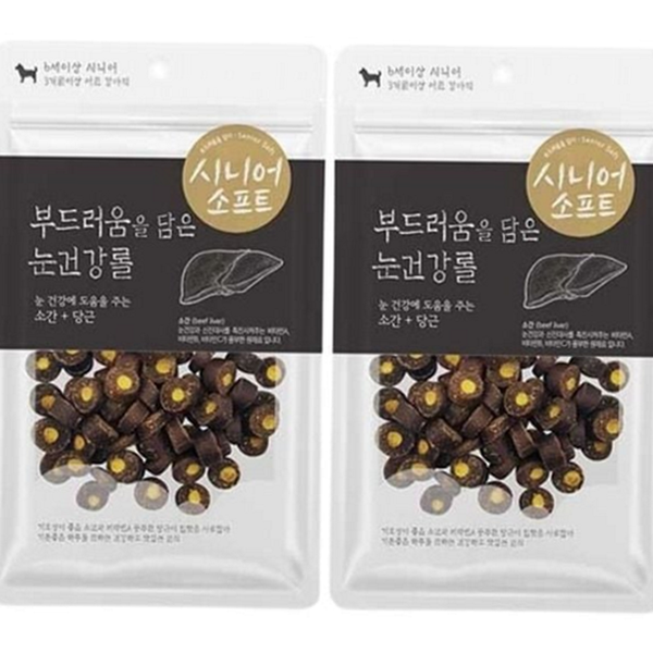 강아지 반려견 소프트 간식 노령견 시니어 소프트 간식 건강 영양 - 상품 이미지