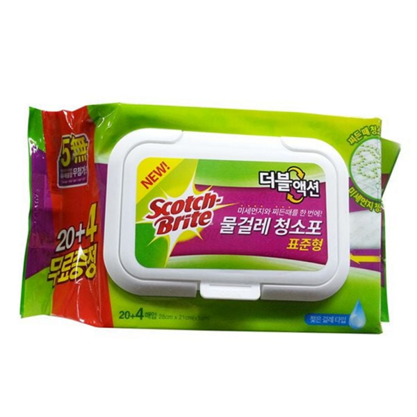 다용도 물걸레 청소포 습식 일회용 청소포 미세먼지 찌든때 청소 바닥 - 상품 이미지