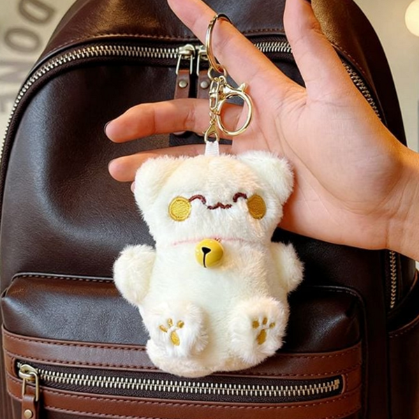 귀여운 고양이 키링 인형 고양이 열쇠고리 가방 악세사리 - 상품 이미지