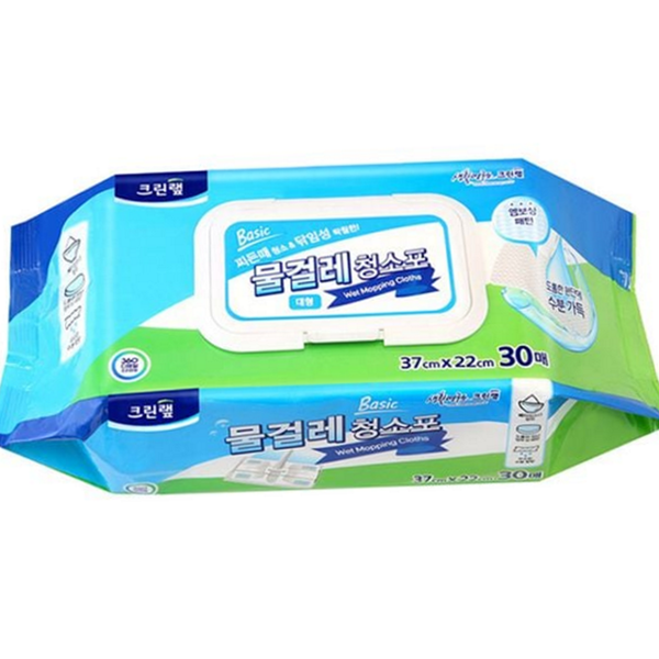 두꺼운 대형 물걸레 청소포 습식 일회용 물걸레 청소포 사무실 바닥 - 상품 이미지