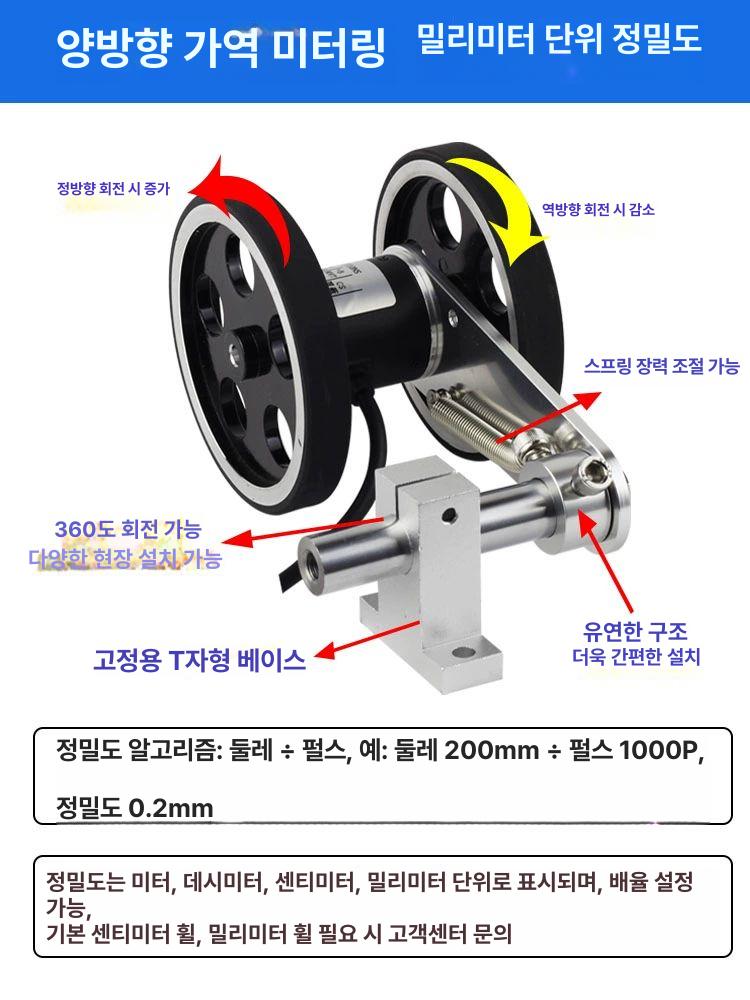 측정 미터기 디지털 카운터 거리 롤러 계측 도구 전자식 길이재기 - 상세 이미지 4