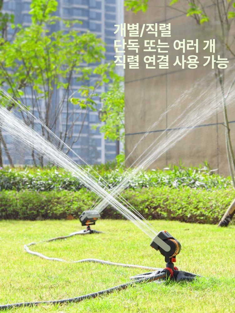 회전 스프링클러 자동 정원 잔디 급수 텃밭 물뿌리개 - 상세 이미지 5