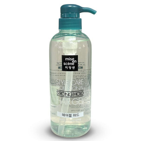 강력 하드 헤어젤 워터 촉촉한 헤어젤 스타일링 펌프형 남성 500ml - 상품 이미지