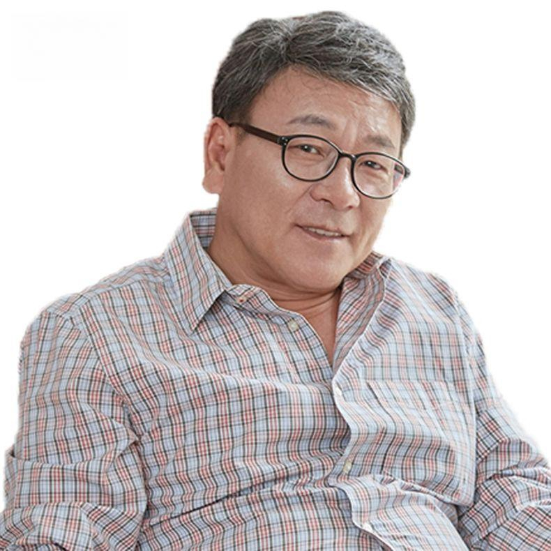 남성 가발 중년 짧은 통가발 부분 앞머리 정수리 회색 인모 자연 헤어피스 - 상세 이미지 2