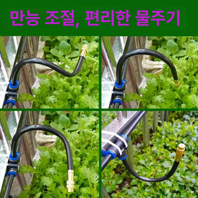 여름 분무기 쿨링포그 농장 실외 냉각 스프레이 펜션 미스트 급수 - 상세 이미지 3