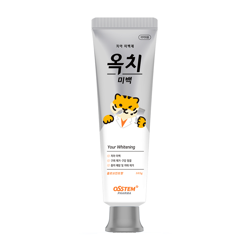 오스템 옥치 미백 치약 3S 화이트닝 표준용량 4주완성 치아미백제 105g, 1개 - 상세 이미지 3