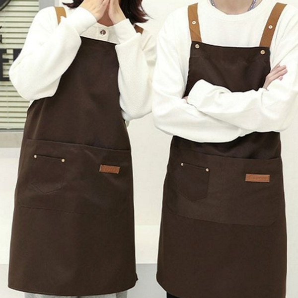 방수 h형 앞치마 스트랩 바리스타 앞치마 카페 주방 작업용 어깨 - 상품 이미지