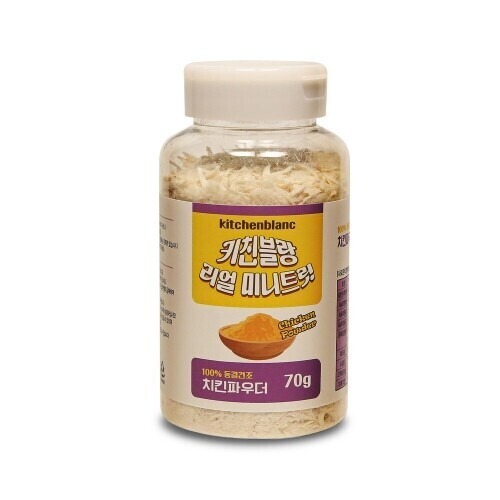 영하40도 100%동결건조 키친블랑 리얼 미니트릿 닭고기, 70g, 1개 - 상품 이미지