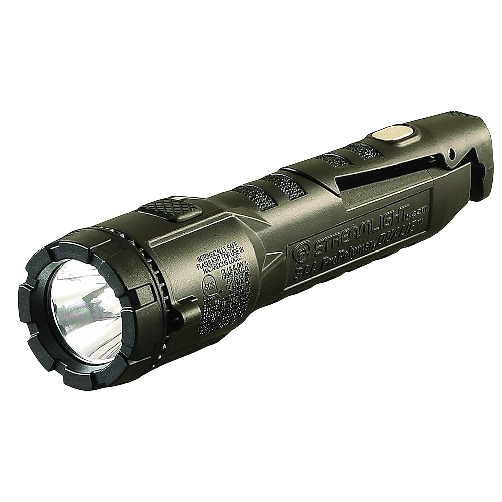 Streamlight 68783 듀얼리 3AA 245-루멘 마그네틱 본질적으로 안전한 산업용 손전등, 스팟/플로드 및 3개의 AA 알칼리 배터리, 블랙 - 상품 이미지