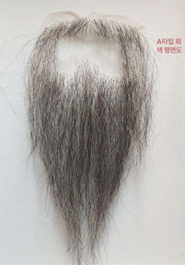 공연 콧수염 가짜 긴수염 분장 연극용 붙이는 수염 행사 코스프레 - 상품 이미지