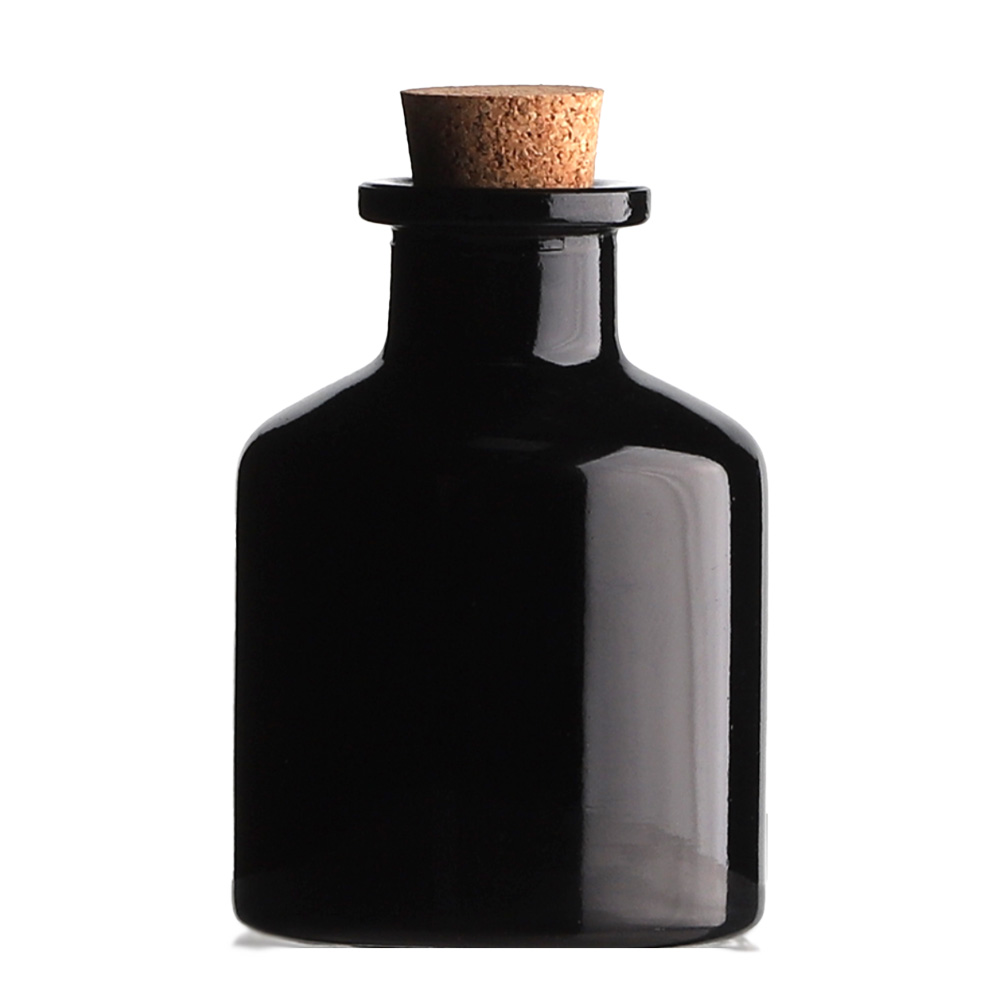 디퓨저 용기 미니 공병 프레쉬블랙유광 50ml 스티커 리드포함 DIY - 상세 이미지 4