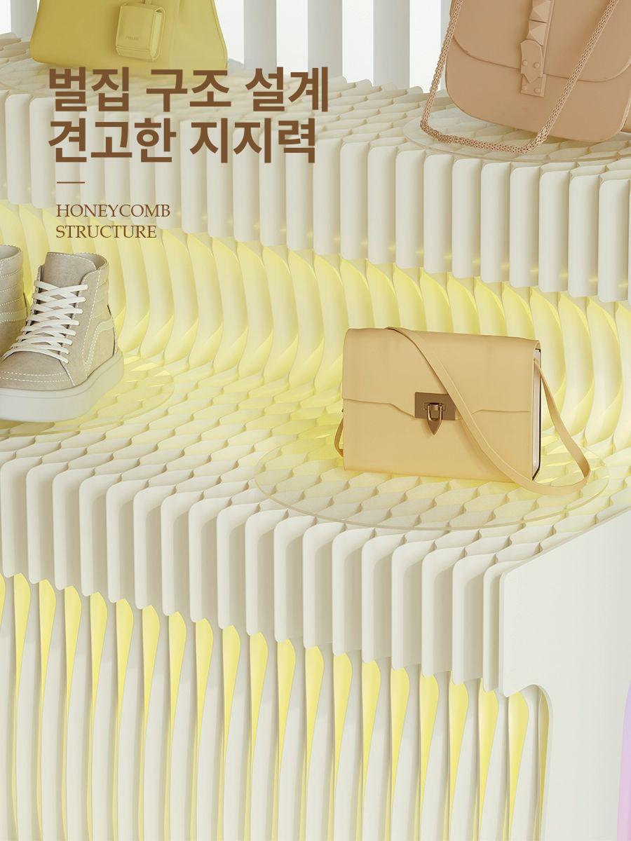 소품 진열대 계단식 종이 전시 거치 매대 팝업 디스플레이 - 상세 이미지 3